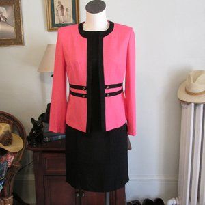 Vintage 80s Jacket and Dress Set